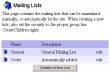 Mailing Lists